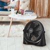 Commercial Cool 16 Inch High Velocity Floor Fan, Black,  CFF16B